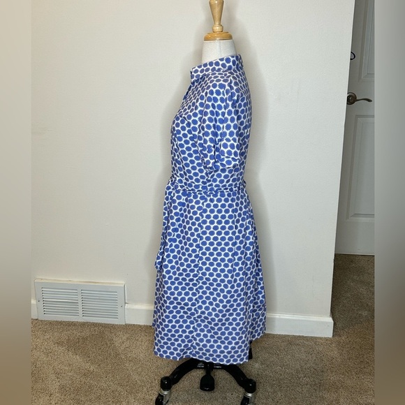 Talbots Petite Dress Shirt Dress with tie Women's 6P - Picture 5 of 9